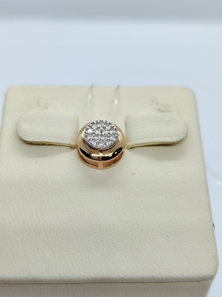 03-3584 ПОДВЕСКА С КАМНЯМИ (Au 585)