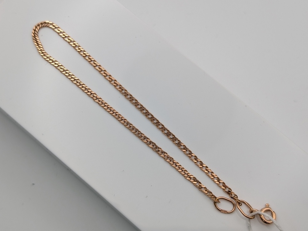 БРАСЛЕТ ПОЛНОВЕСНЫЙ Ромб двойной Au 585