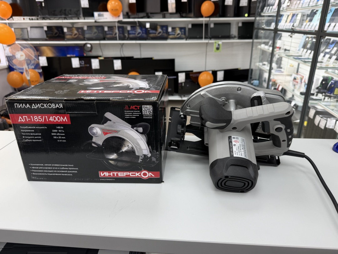 Дисковая пила Интерскол ДП-185/1400М (785.1.0.70)