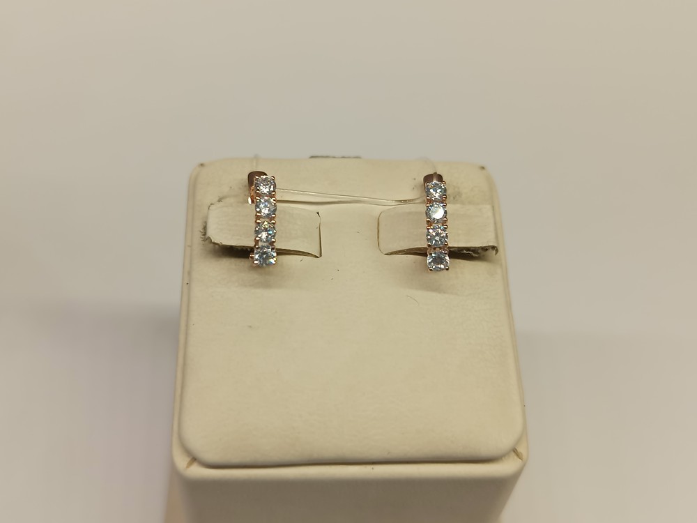 СЕРЬГИ С КАМНЯМИ (Au 585)