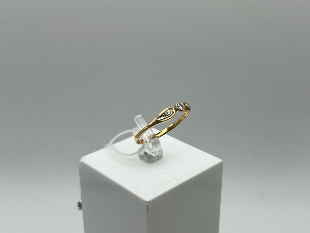 КОЛЬЦО БРИЛЛИАНТ Au 750