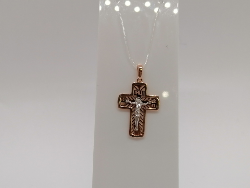 51-131-01414-1 ПОДВЕСКА КРЕСТ (Au 585)