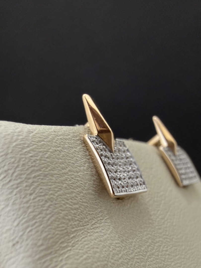 СЕРЬГИ С КАМНЯМИ (Au 585)