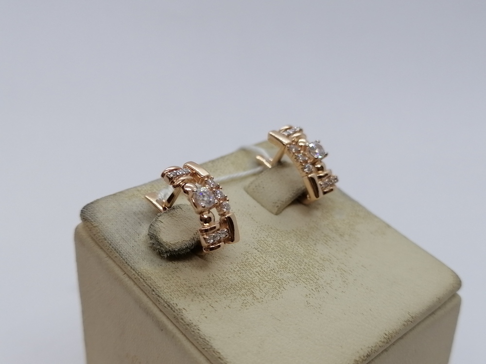 СЕРЬГИ С КАМНЯМИ (Au 585)