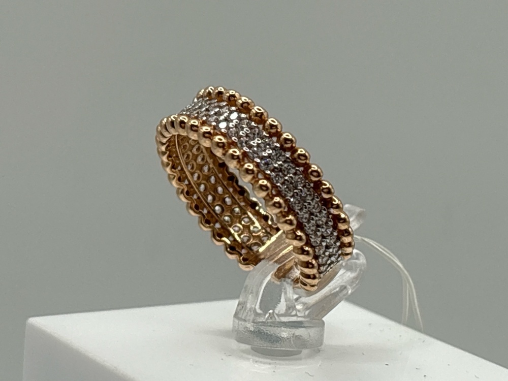 04-61-0274-00 КОЛЬЦО С КАМНЯМИ (Au 585)