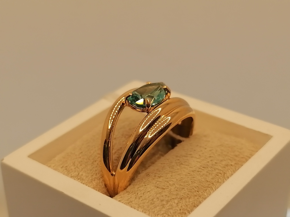 КОЛЬЦО С КАМНЕМ (Au 585)