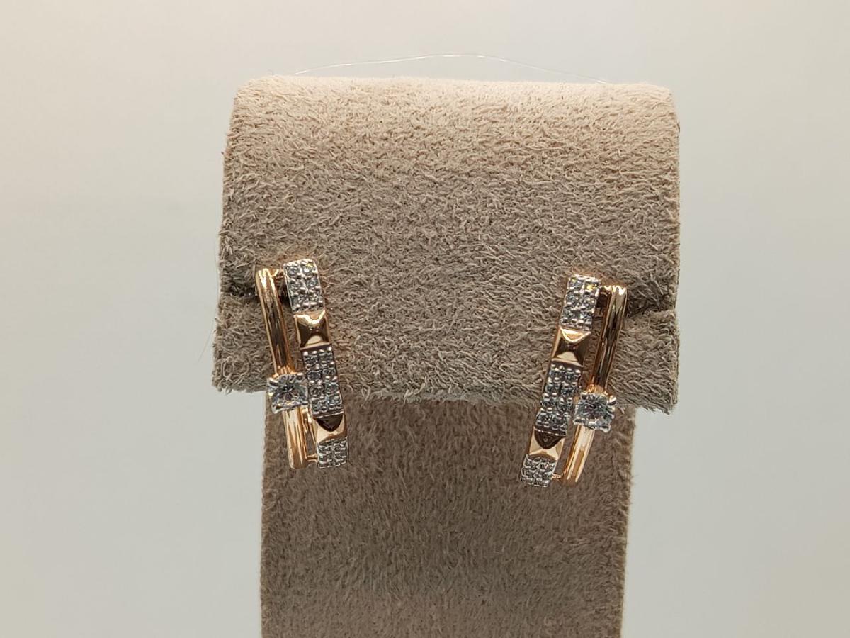 СЕРЬГИ С КАМНЯМИ (Au 585)