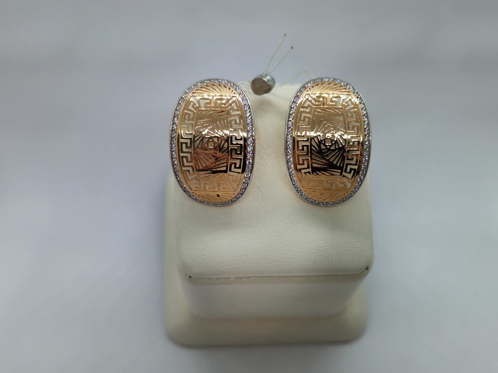 СЕРЬГИ С КАМНЯМИ (Au 585)