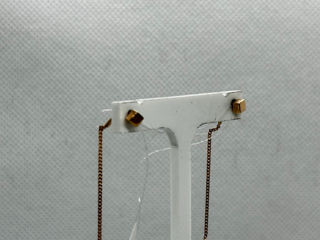 01-207614 СЕРЬГИ ПРОДЕВКИ без камня (Au 585)