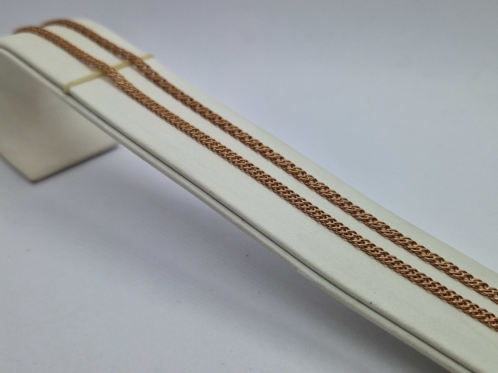 ЦЕПЬ ПОЛНОВЕСНАЯ Ромб двойной (Au 585)