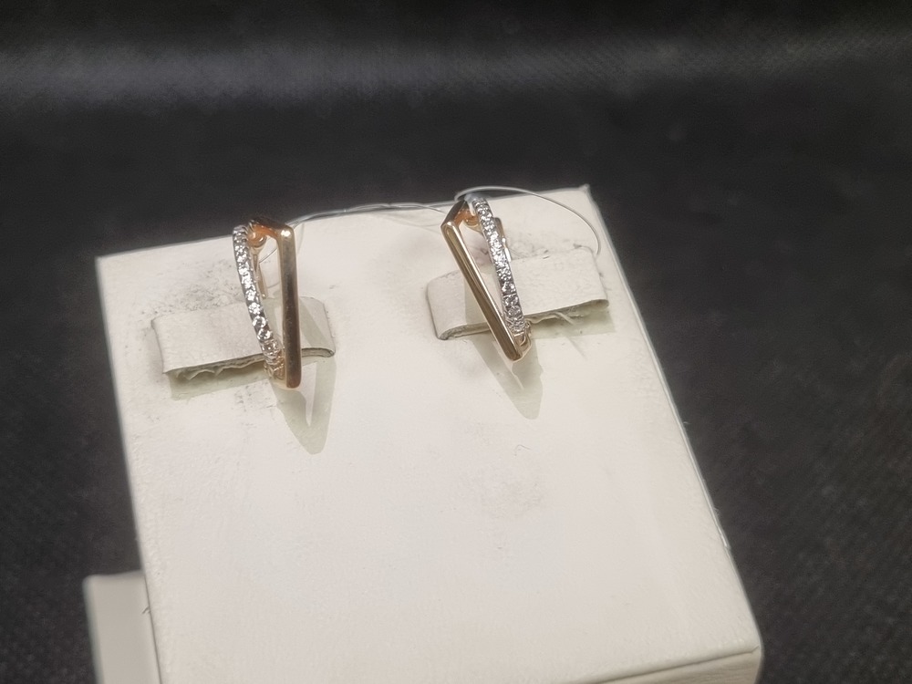 СЕРЬГИ С КАМНЯМИ (Au 585)