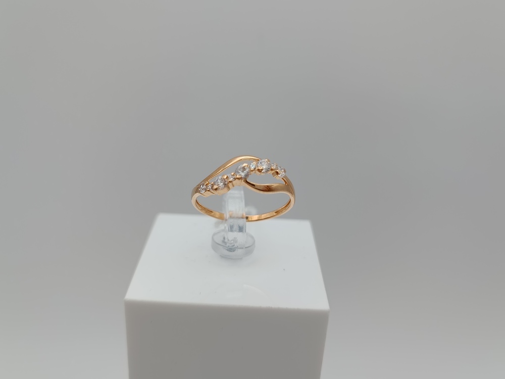 КОЛКМИ585 КОЛЬЦО С КАМНЯМИ (Au 585)