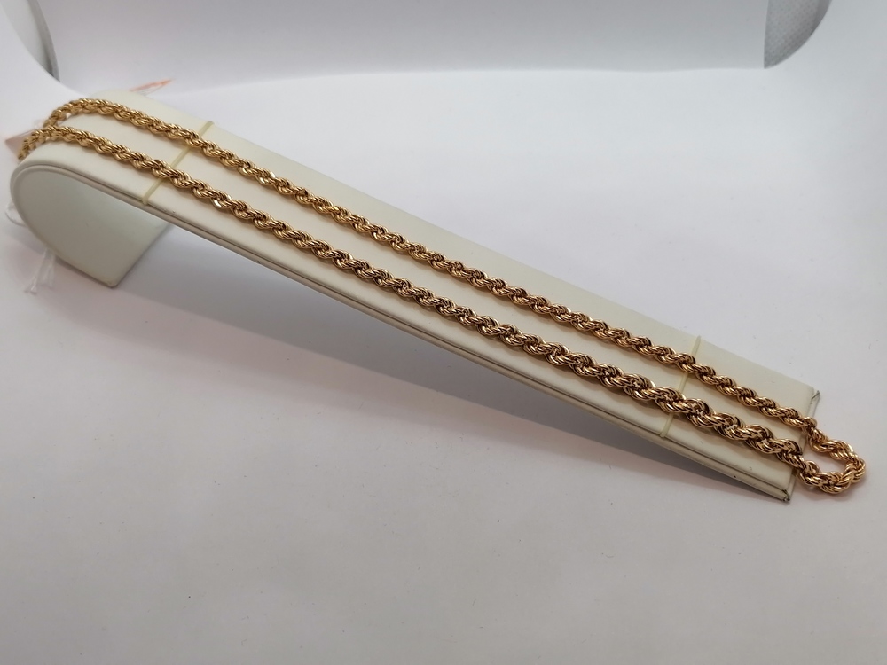 ЦЕПЬ ПОЛНОВЕСНАЯ Веревка (Au 585)