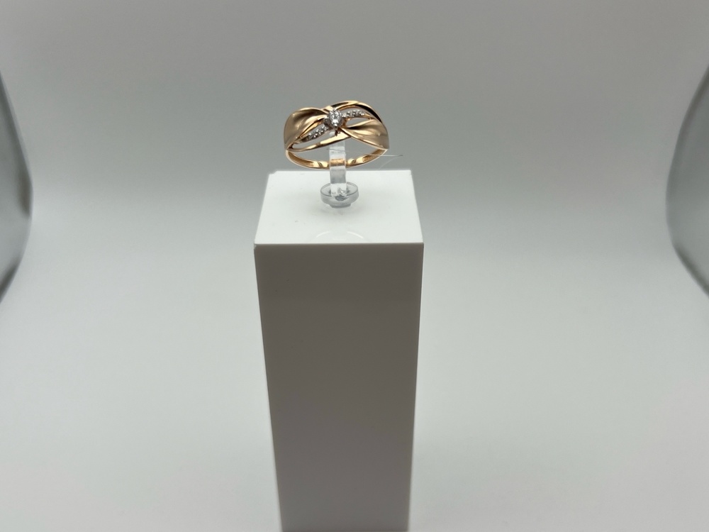 КОЛЬЦО С КАМНЯМИ (Au 585)