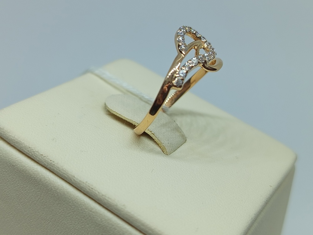 КОЛКМИ585 КОЛЬЦО С КАМНЯМИ (Au 585)