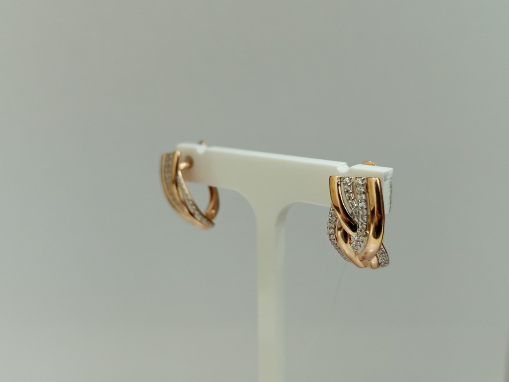 СЕРЬГИ С КАМНЯМИ (Au 585)