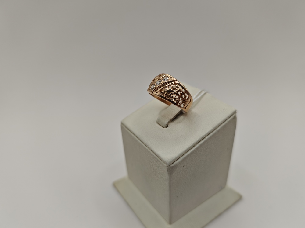 КОЛКМИ585 КОЛЬЦО С КАМНЯМИ (Au 585)