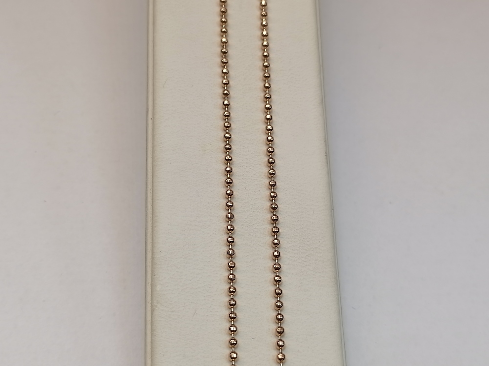 ЦЕПЬ ПУСТОТЕЛАЯ Перлина (Au 585)