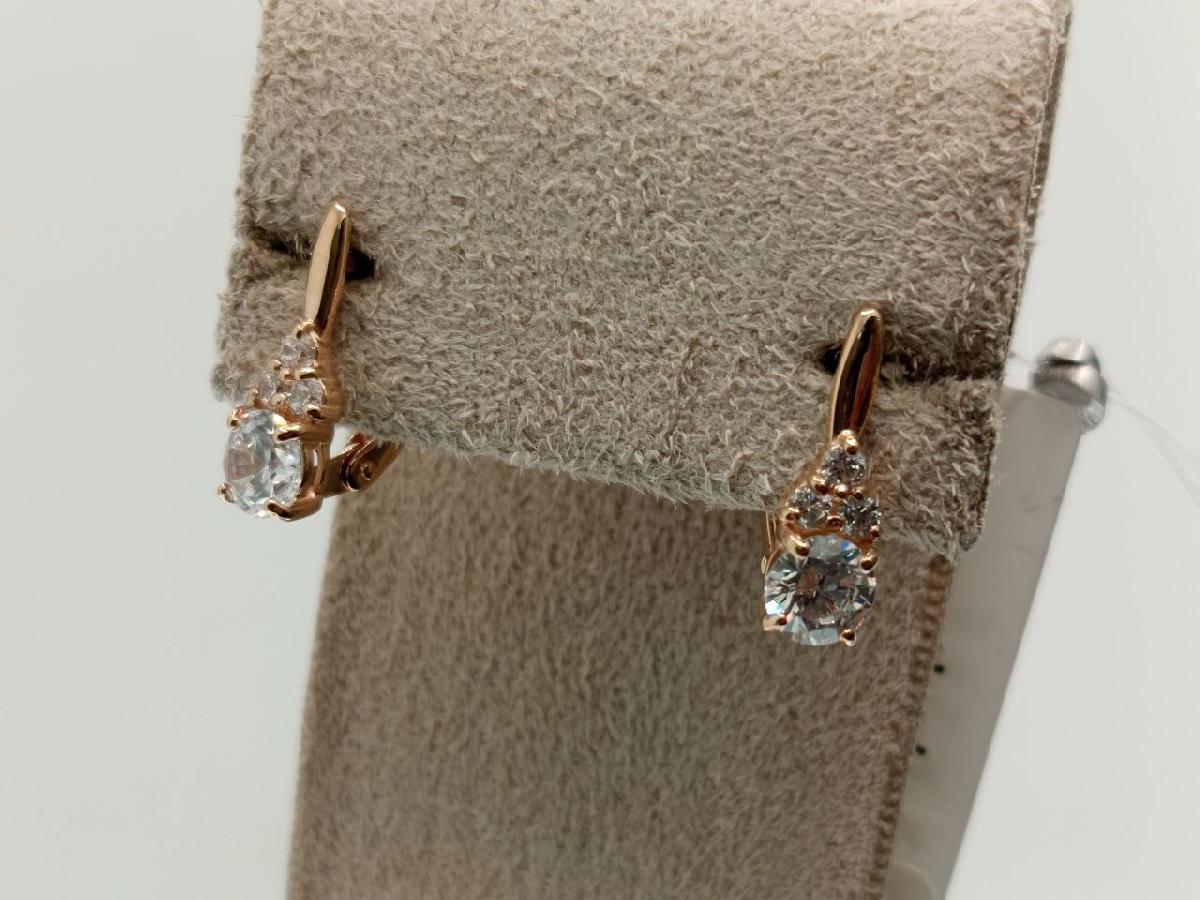 СЕРЬГИ С КАМНЯМИ (Au 585)