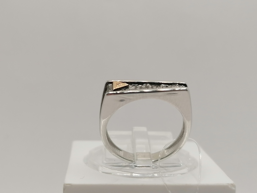 КОЛЬЦО БРИЛЛИАНТ (Ag 925)