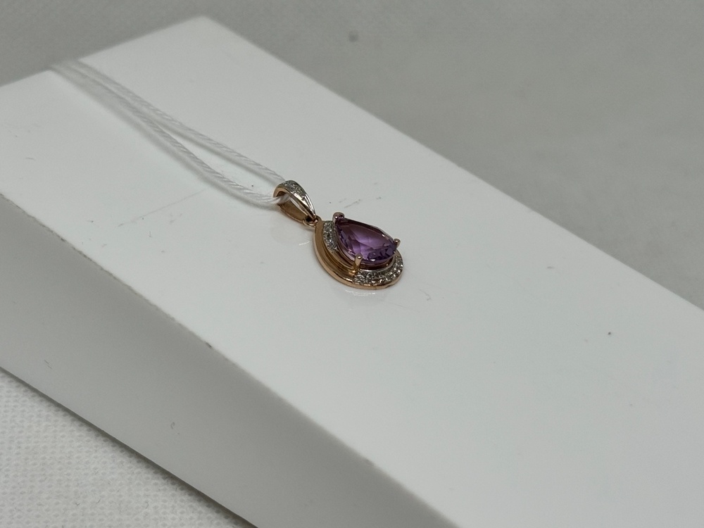 ПОДВЕСКА С КАМНЯМИ (Au 585)