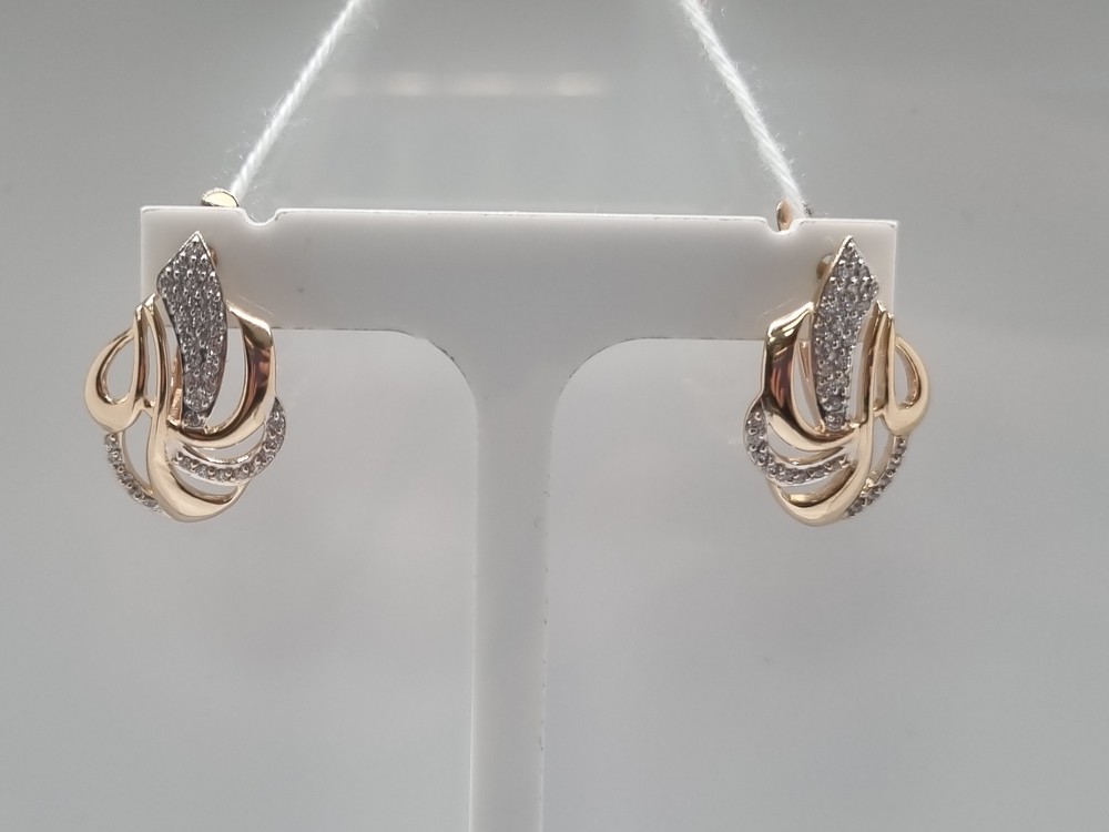 СЕРЬГИ С КАМНЯМИ (Au 585)