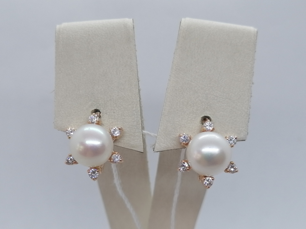 СЕРЬГИ С КАМНЯМИ (Au 585)