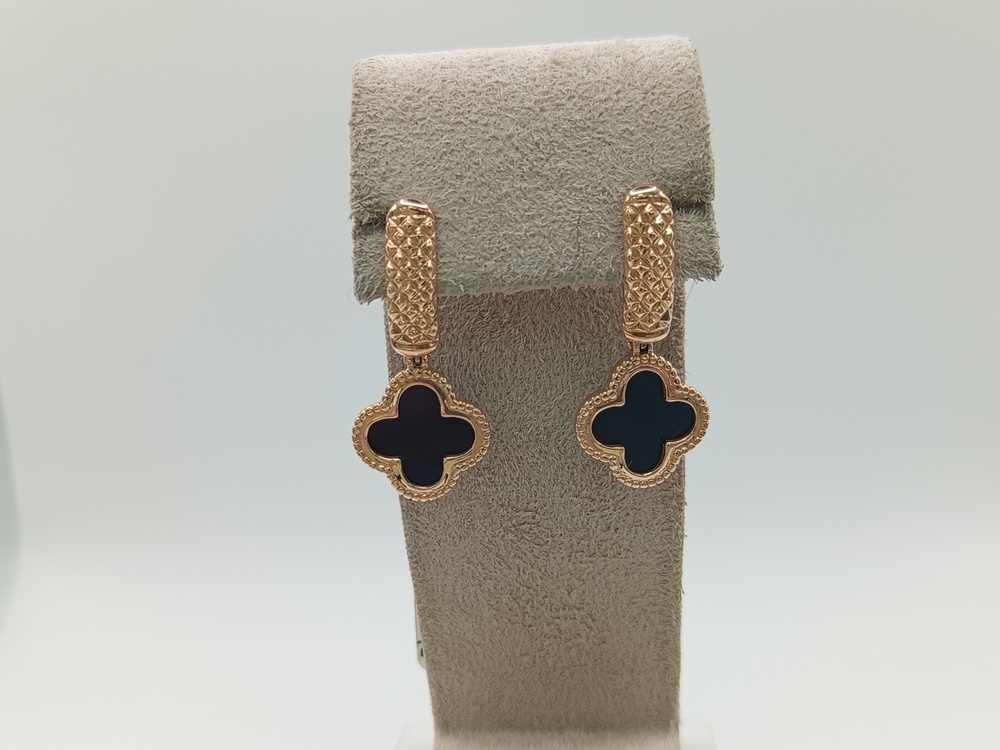 СЕРЬГИ С КАМНЕМ (Au 585)