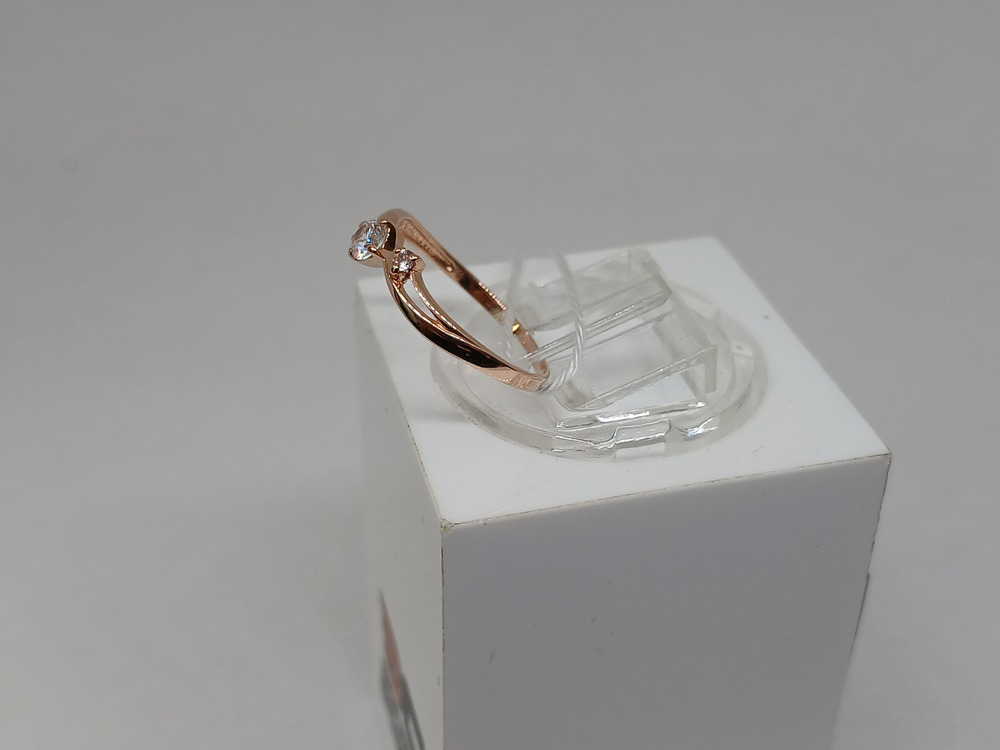 КОЛЬЦО С КАМНЯМИ (Au 585)