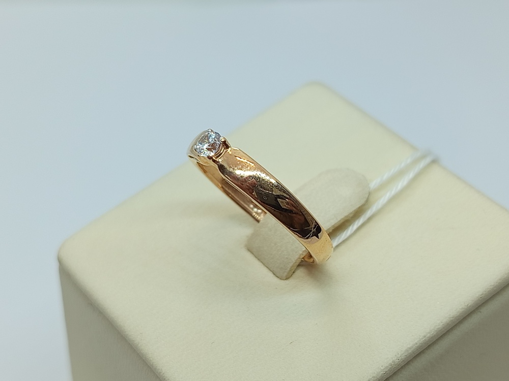 КОЛКМ585 КОЛЬЦО С КАМНЕМ (Au 585)