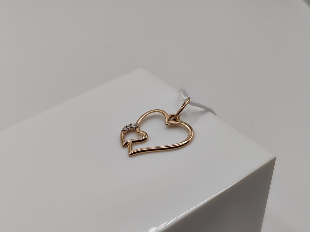 ПОДКМИ585 ПОДВЕСКА С КАМНЯМИ (Au 585)