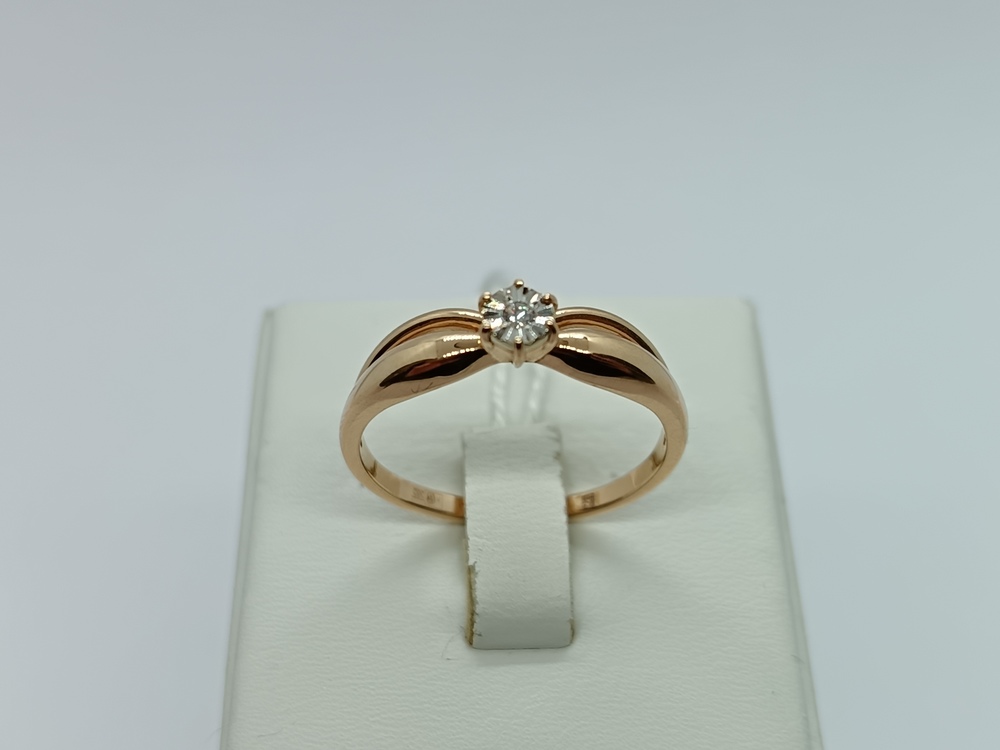 КОЛЬЦО БРИЛЛИАНТ Au 585