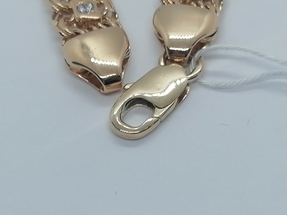 Б585 БРАСЛЕТ С КАМНЯМИ (Au 585)