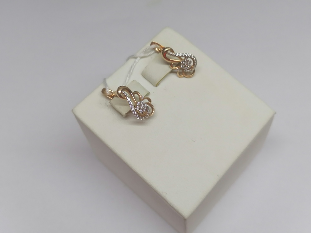 СЕРЬГИ С КАМНЯМИ (Au 585)