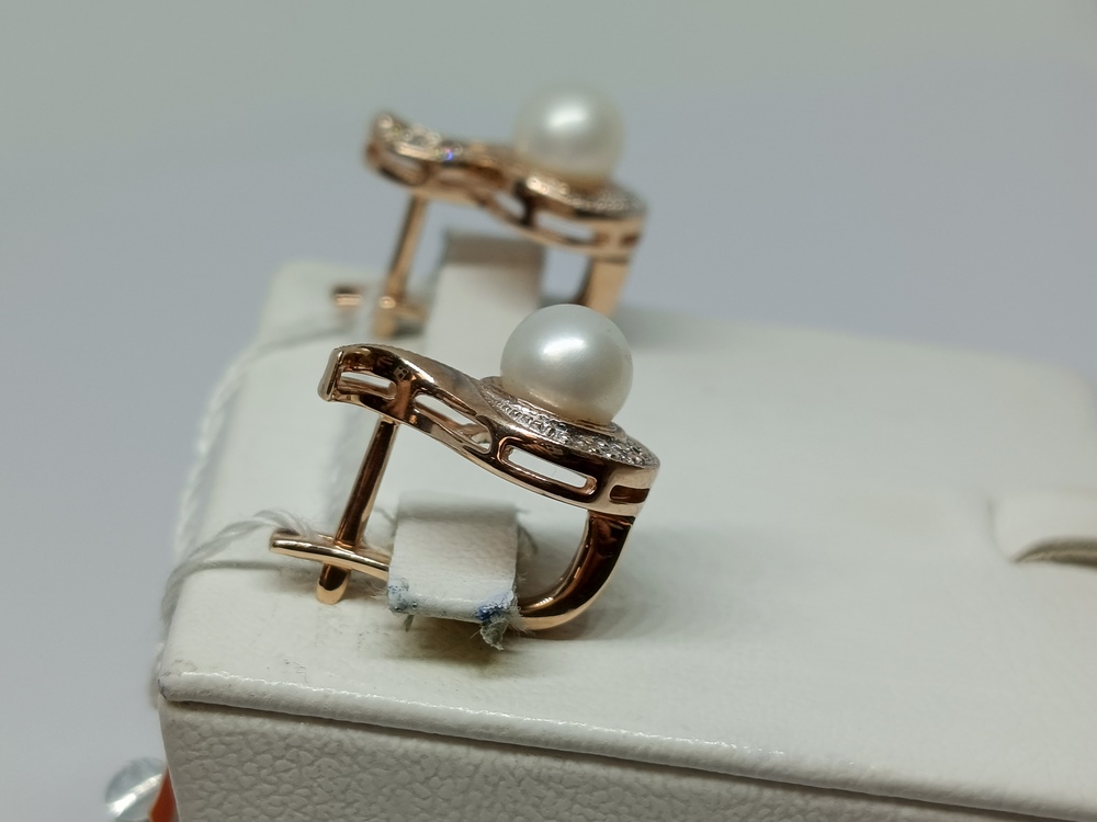 СЕРЬГИ С КАМНЯМИ (Au 585)