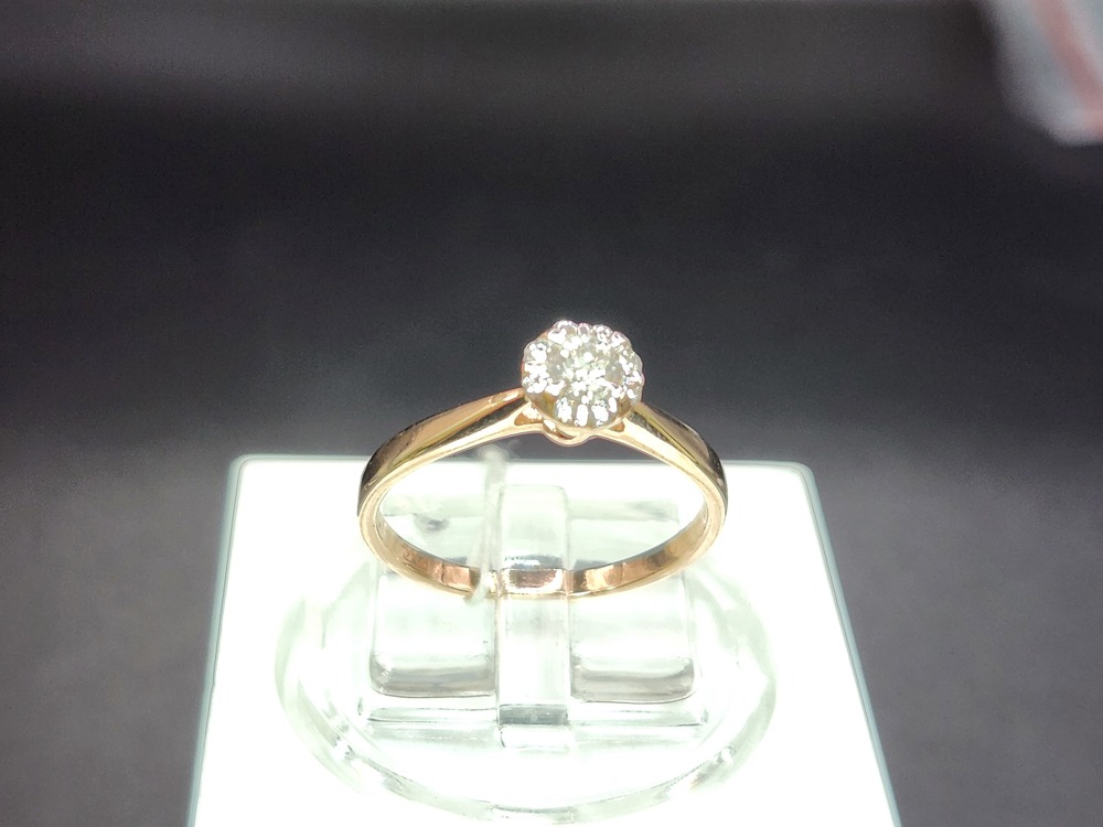 КОЛЬЦО БРИЛЛИАНТ Au 585