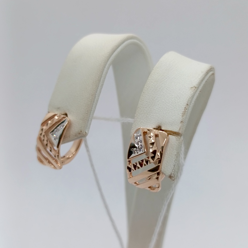 СЕРЬГИ С КАМНЯМИ (Au 585)