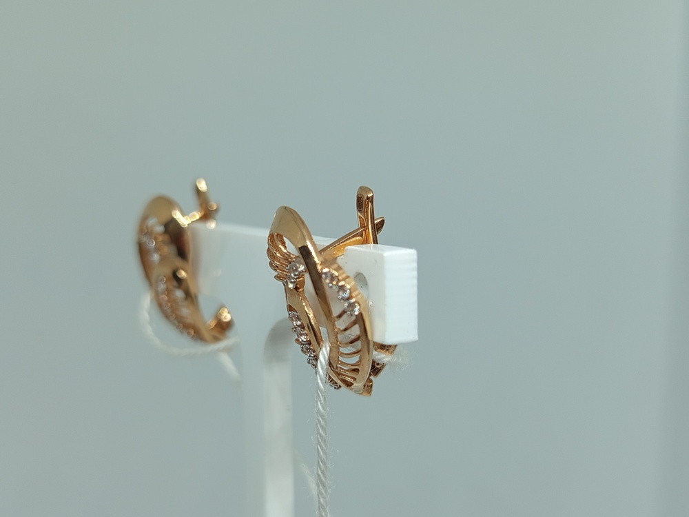 СЕРЬГИ С КАМНЯМИ (Au 585)