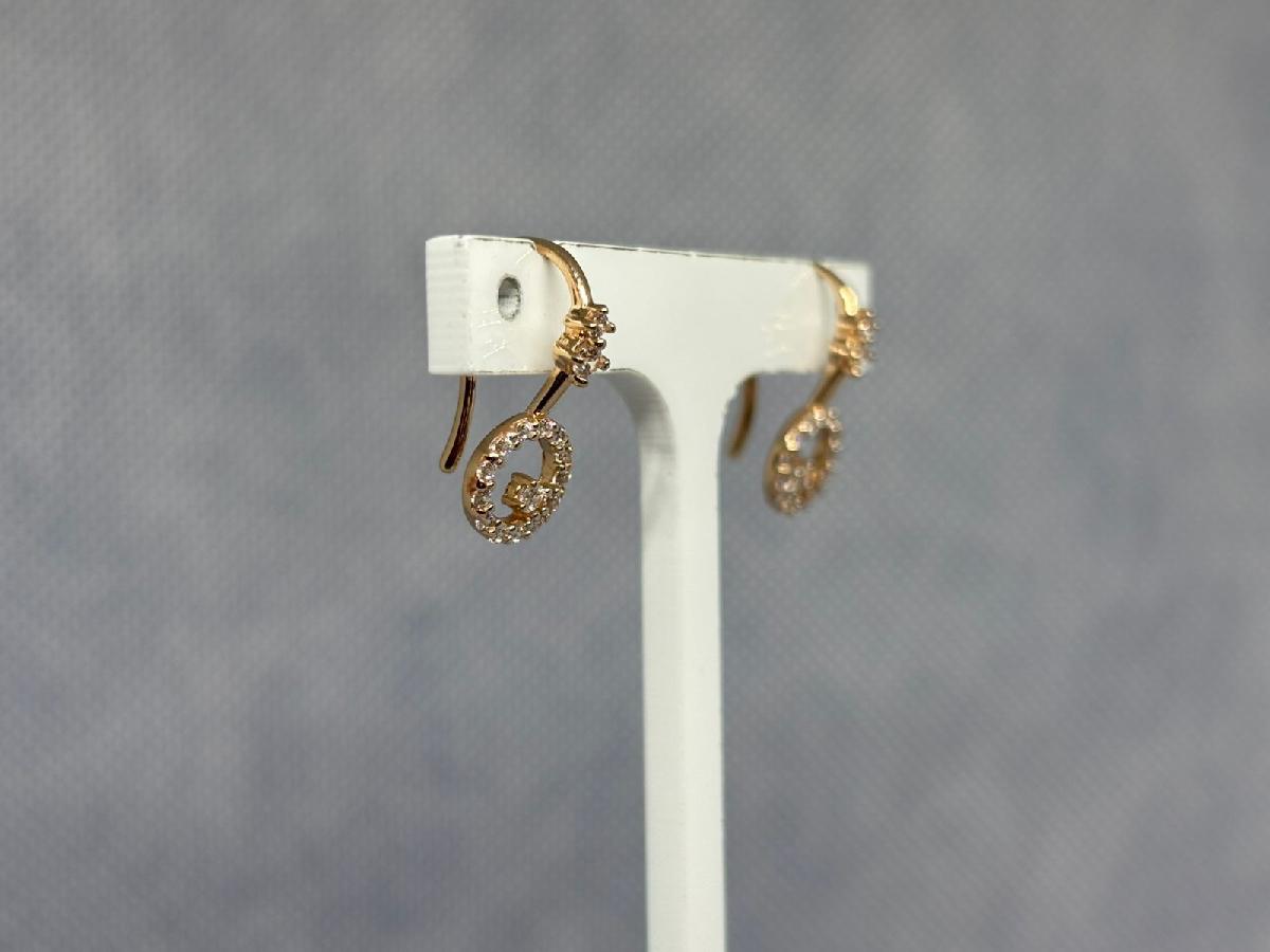 СЕРЬГИ С КАМНЯМИ (Au 585)