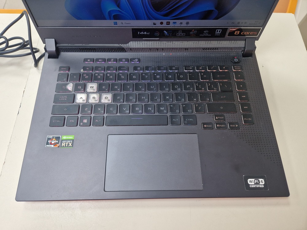 Ноутбук ASUS Rog Strix G513IE-HN004T; Ryzen 7 4800H, GeForce RTX 3050 Ti, 16 Гб, 512 GB, Нет