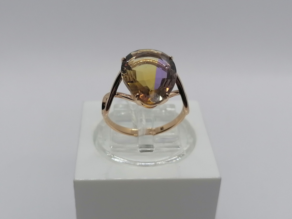 КОЛЬЦО С КАМНЕМ (Au 585)