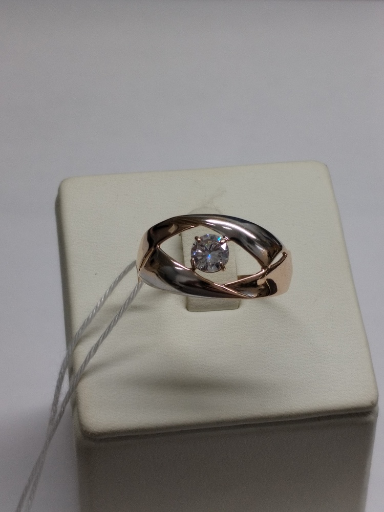 КОЛКМ585 КОЛЬЦО С КАМНЕМ (Au 585)