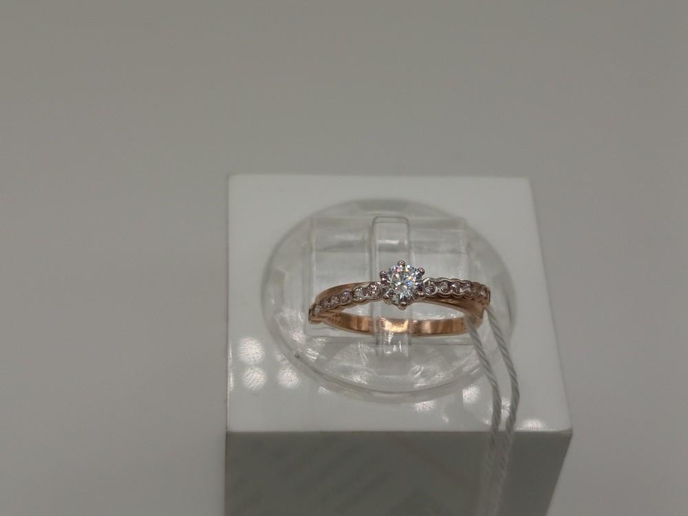 КОЛКМИ585 КОЛЬЦО С КАМНЯМИ (Au 585)