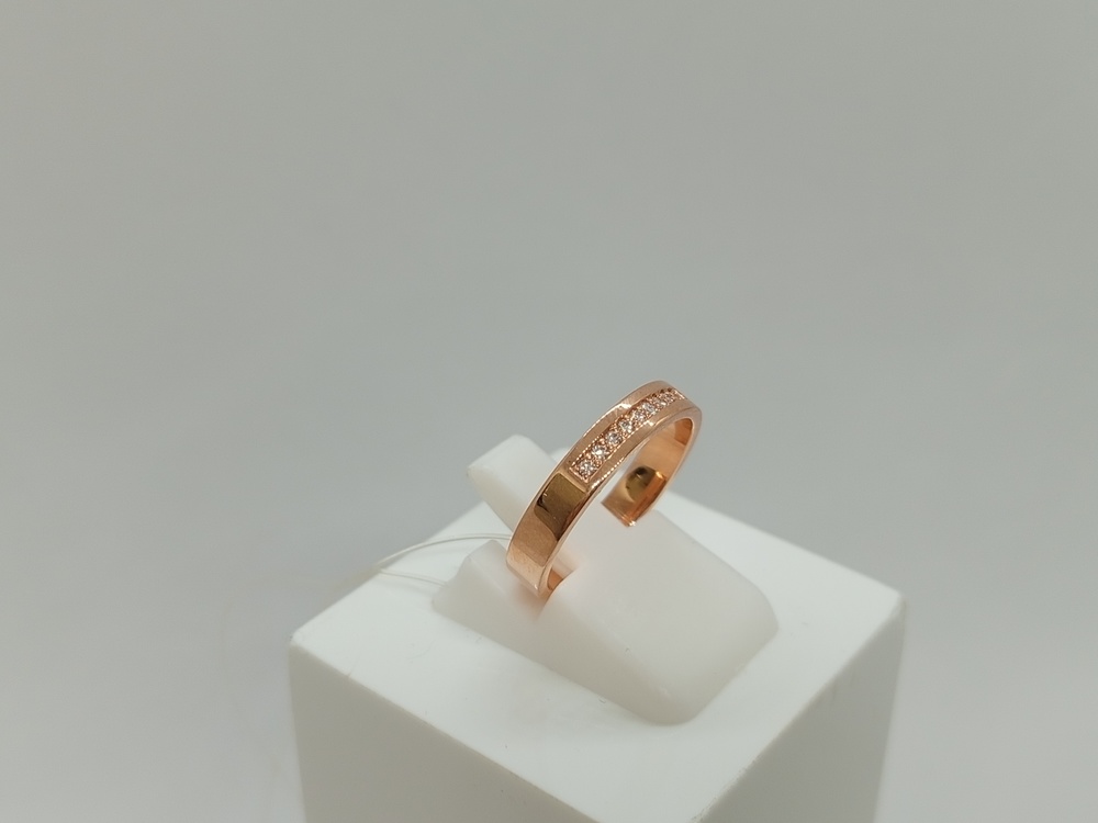 КОЛЬЦО Обручальное БРИЛЛИАНТ (Au 585)