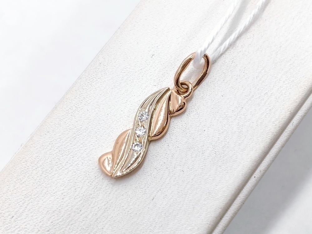 ПОДВЕСКА С КАМНЯМИ (Au 585)