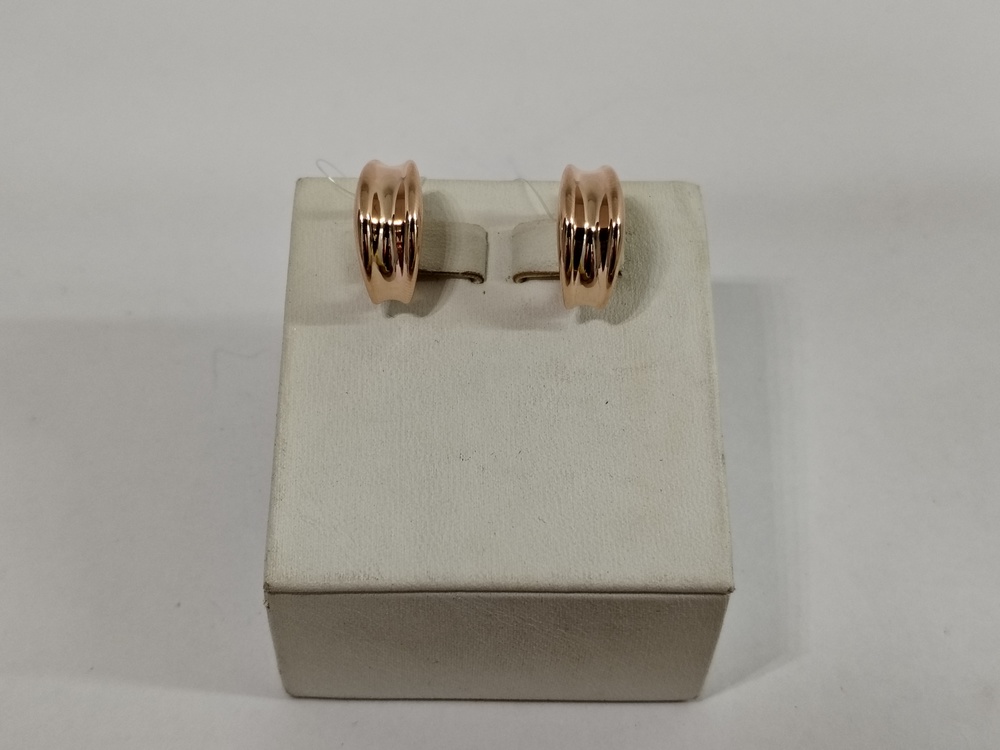 СЕРЬГИ БЕЗ КАМНЯ (Au 585)