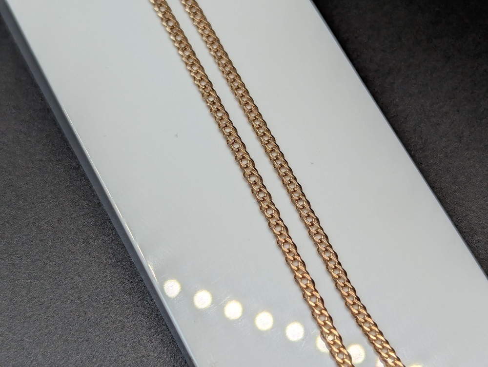 ЦЛР2585 ЦЕПЬ ПОЛНОВЕСНАЯ Ромб двойной (Au 585)