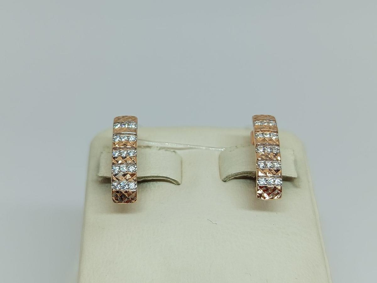 СЕРЬГИ С КАМНЯМИ (Au 585)