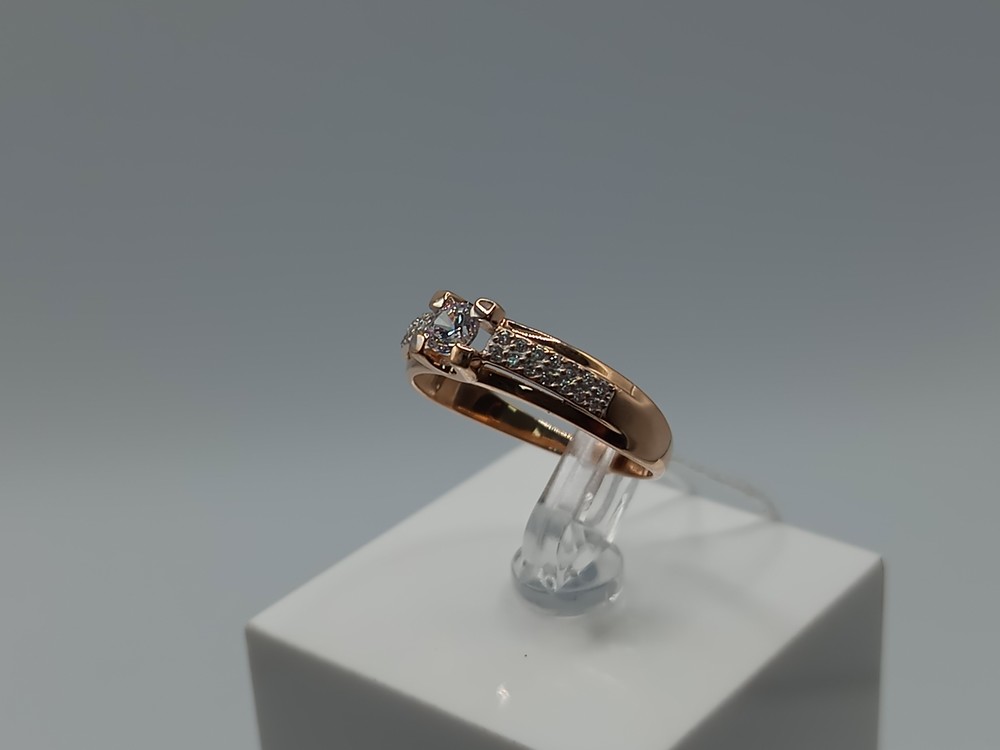 КОЛКМИ585 КОЛЬЦО С КАМНЯМИ (Au 585)