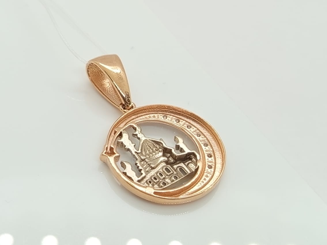 ПОДВЕСКА МЕЧЕТЬ с камнями (Au 585)